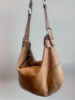 Coach SoHo Hobo Bag, Camel, Leather